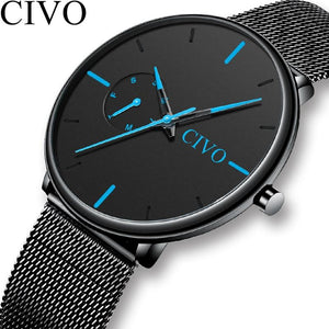 8052C | Quarzuhr für Herren | Mesh-Armband