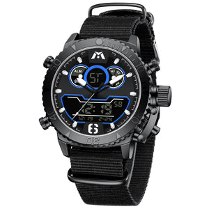 Analog Digital Watch | Nylon Band | 8269M